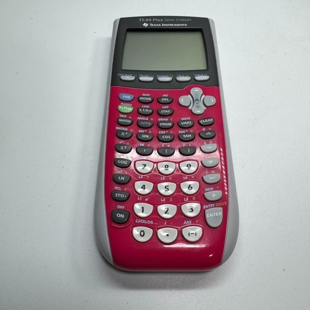 Texas Instruments TI-84 Plus Silver Edition CALCULATOR ONLY Pink Tested - Picture 3 of 7